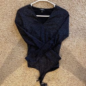 Sparkly Black Express Bodysuit